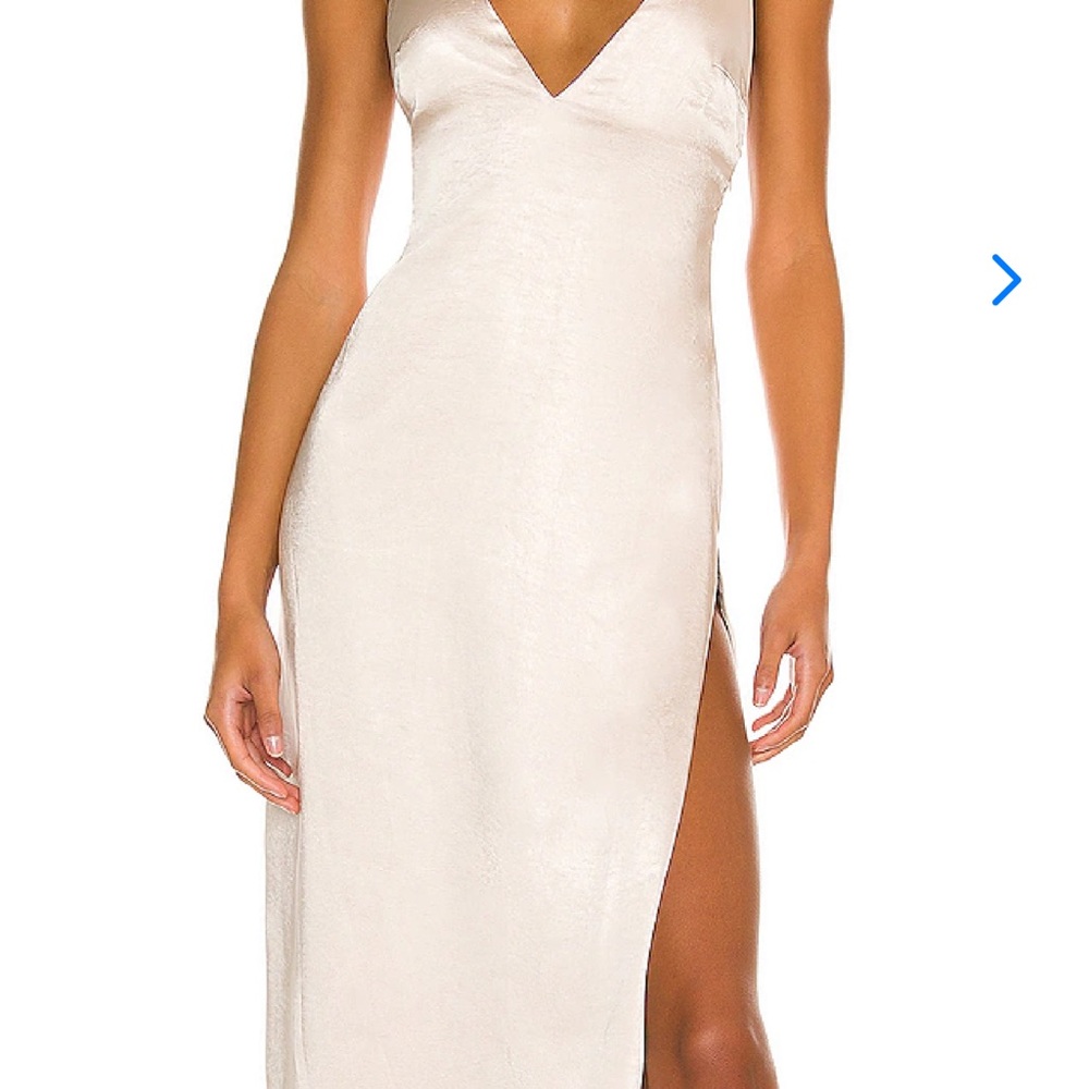 More To Come Elegant Cream Maxi Dress